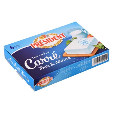 Fromage frais carré PRESIDENT 6 Portions