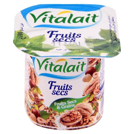 Yaourt brassé Fruits secs et grains VITALAIT 100 g