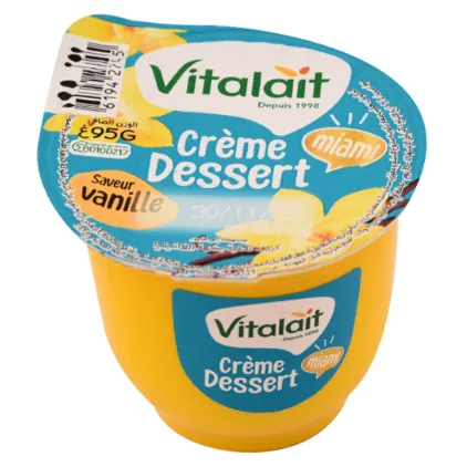 Crème dessert Vanille VITALAIT 100 g