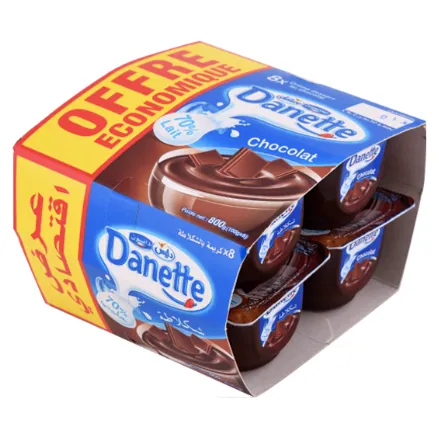Crème dessert chocolat DANETTE 8*100 g