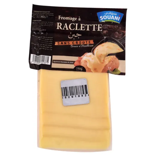Fromage raclette en tranche SOUANI 100 g