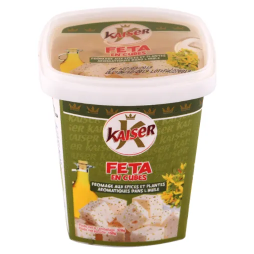 Fromage feta Aux épices et huile de colza KAISER 320 g