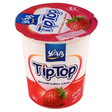 Yaourt à boire Fraise TIP TOP 380 g