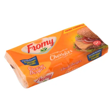 Fromage slice burger Au cheddar FROMY 360 g-24 Tranches