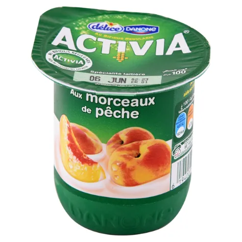 Yaourt aux fruits Pêche ACTIVIA 100 g
