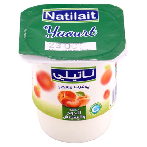 Yaourt aromatisé Pêche -Abricot NATILAIT 110 g