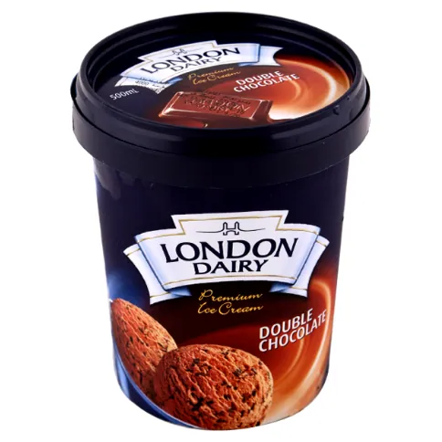 Glace Double chocolat LONDON DAIRY 500 ml