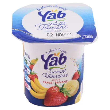 Yaourt Fraise YAB Le pot de 100 g