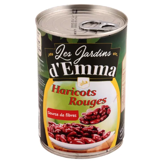 Haricots rouges JARDINS D'EMMA 400 g