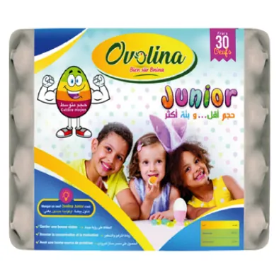 Oeufs frais Junior OVOLINA 30 Pièces