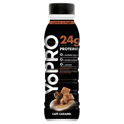Yaourt à boire protéiné Yopro Café - Caramel DELICE DANONE 280 g