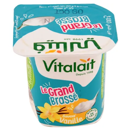 Yaourt brassé Vanille VITALAIT 100 g