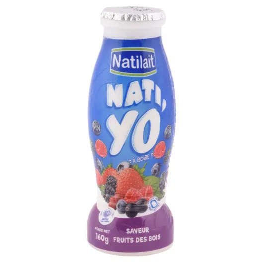 Yaourt à boire Fruits des bois NATILAIT 160 g
