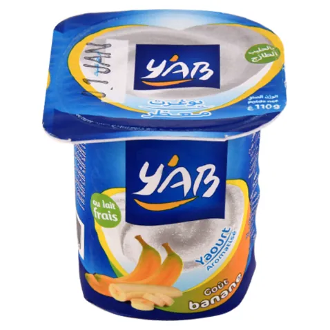 Yaourt aromatisé Banane YAB 110 g