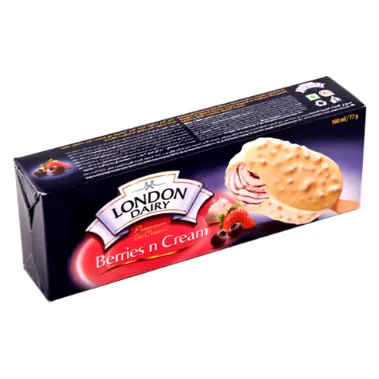 Bâtonnet de glace Mure et creme LONDON DAIRY 110 ml