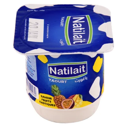 Yaourt aromatisé Fruits exotiques NATILAIT 100 g