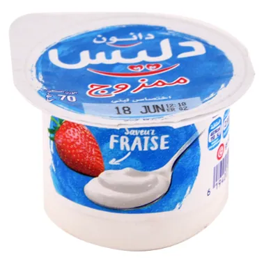 Yaourt brassé Fraise DELICE DANONE 70 g
