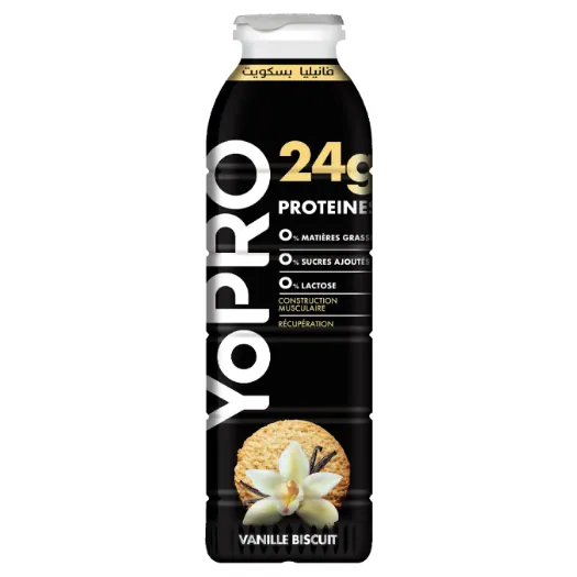 Yaourt à boire protéiné Yopro Vanille DELICE DANONE 301 g