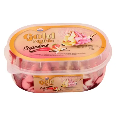 Glace gold mythic Fraise vanille SELJA 900 ml