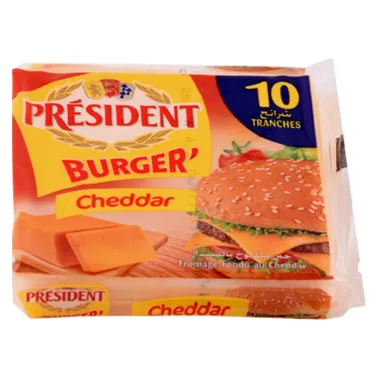 Fromage slice Burger cheddar PRESIDENT 150 g