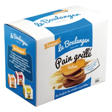 Pain grillé nature LE BOULANGER 200 g