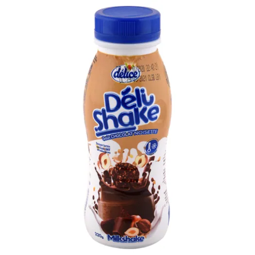 Boisson lactée Déli shake-Chocolat/Noisette DELICE 220 g