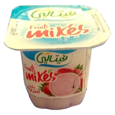 Yaourt aux fruits Mixes fraise VITALAIT 100 g