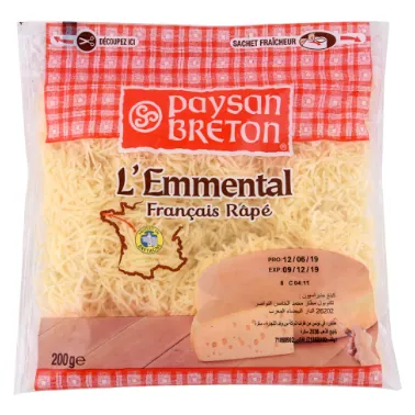 Fromage emmental rapé PAYSAN BRETON 200 g