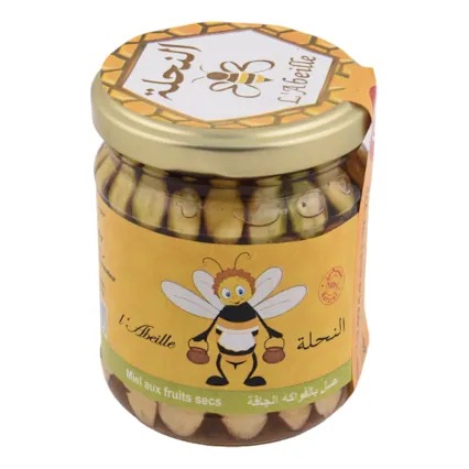 Miel aux fruits secs L'ABEILLE pot de 21 cl