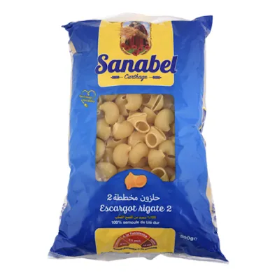 Pâte escargot n°2 SANABEL CARTHAGE le sachet de 500 g
