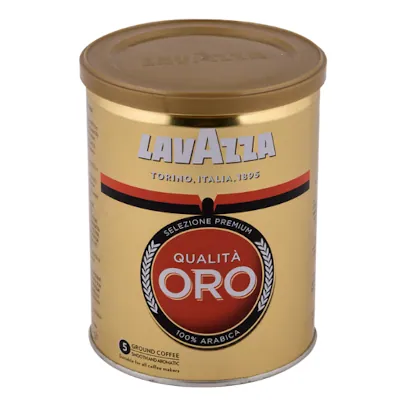 Café moulu qualita Oro LAVAZZA boîte métal 250 g