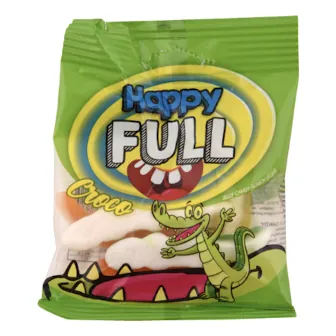 Bonbons gélifiés crocodiles HAPPY FULL 30 g