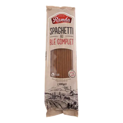 Spaghetti blé complet RANDA le paquet de 500 g