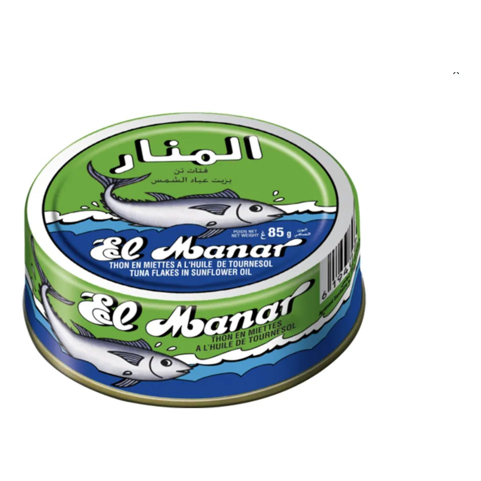 Thon en miettes à l'huile de tournesol EL MANAR 85 g