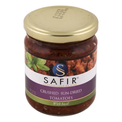 Tomate concassée séchée Basilic SAFIR 200 g
