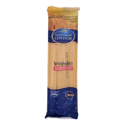 Pâte spaghetti n°1 L'EPI D'OR le sachet de 500 g