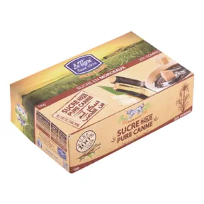 Sucre de canne roux en morceaux EL ABED 1 kg