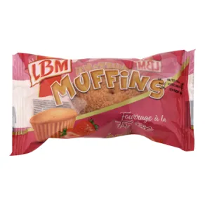 Muffin fourré crème fraise LBM 40 g