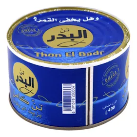 Thon entier à l'huile d'olive EL BADR la boite de 400 g