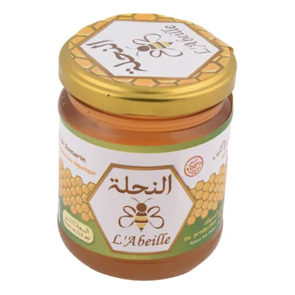 Miel de romarin L'ABEILLE pot de 21 cl