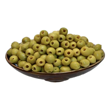 Olives vertes dénoyautées Conditionné (e) par 100 g