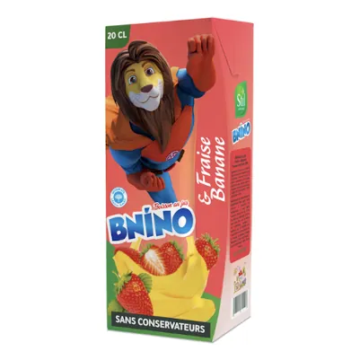 Boisson au jus Fraise-Banane BNINO STIL 20 cl