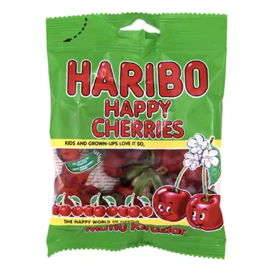 Bonbon gélifié Happy cherris HARIBO 80 g