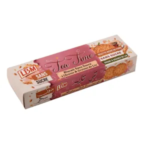 Cookies Avoine-Graines de lin-Sans sucre LBM 90 g-6 Pièces