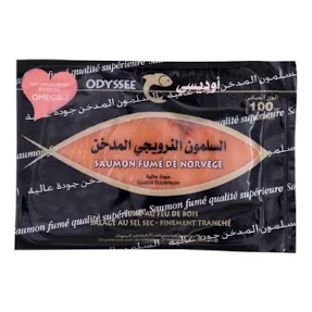 Saumon fumé Nature ODYSSEE 100 g