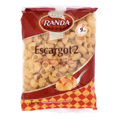 Pâte escargot n°4 RANDA le sachet de 500 g