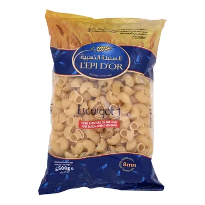 Pâte escargots n°1 L'EPI D'OR le sachet de 500 g