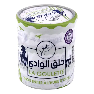 Thon entier à l'huile d'olive LA GOULETTE la boite de 3 x 160 g