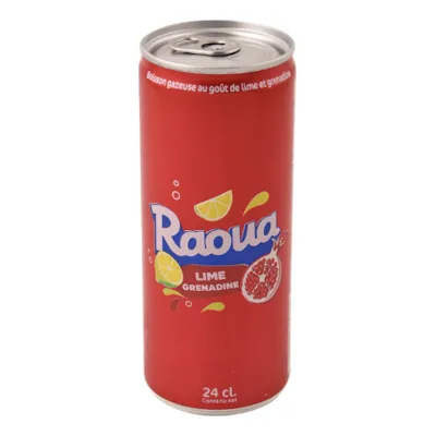 Boisson gazeuse Lime-Grenadine RAOUA 24 cl