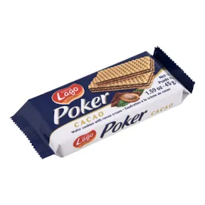 Gaufrette Cacao POKER 45 g
